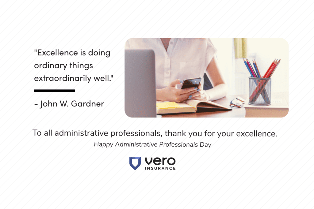 Happy Administrative Professionals Day! Thank you for your excellence, Administrative Professionals!